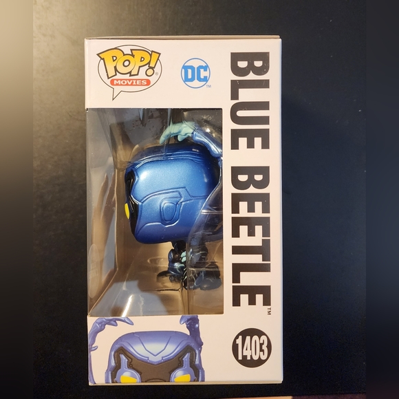 POP! BESOURO AZUL (BLUE BEETLE) - BESOURO AZUL AGACHADO (CHANCE DE CHASE) # 1403